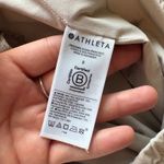 Athleta  Wide Leg‎ Crop Pants Beige Drawstring Elastic Waist Womens US 8 Photo 5