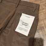 frame denim NWT  LE HIGH COATED SKINNY JEANS IN MILITARY Photo 5