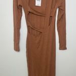 Revolve NWT LNA Tan maxi dress with back cut out Photo 0