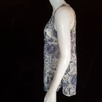 Converse  White & Blue Floral Sheer Tank Top (S) Photo 2