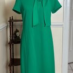 Shelby & Palmer Bow Neck Short Sleeve Midi Dress Photo 0