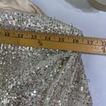 MABLE Sparkly Embellished Pearl Sequin Double Breasted Blazer Jacket Size M White Size M Photo 12