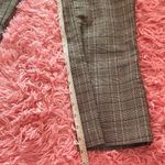 Jules & Leopold  Tan Plaid Flare Pants Photo 7