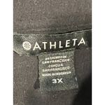 Athleta  NWT Women's Retroplush Shirt Jacket Size 3X Color Black Photo 4