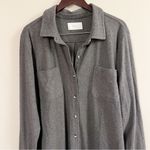 Lucky Brand  Women's Cotton Boyfriend Shirt NEW Size XXL Gray Photo 1