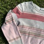 Covington Striped Pink and White Long Sleeve Top Photo 1