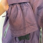 Columbia Women Titanium Purple RuffledBell Sleeve Waterproof Jacket Very New M Photo 2