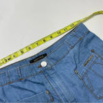 Roberto Cavalli Chambray Blue Wide Leg Pant Size 40 / 4 Photo 7