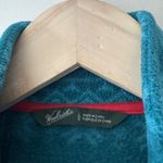 Woolrich Women's Fleece Full Zip Aztec Vest Deep Atlantic Teal Blue Photo 2