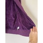 L.L. Bean Sherpa Lined Full Zip Hoodie Sweatshirt Jacket Purple Size Large Photo 4