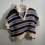 ZARA hooded knit top  Size Medium  1383/008 Photo 2