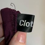 Clothink Convertible Halter Maxi Dress Purple Size XL Photo 5