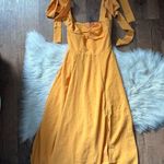 House Of CB  Alicia Midi Dress Tangerine Photo 11