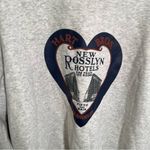 Mock Neck Sweatshirt Hart Bros New Rosslyn Hotels Heart Gray Size XL Photo 3