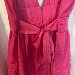 Peak Party Vibe Hot Pink Satin Tiered Tie Photo 12