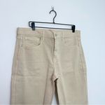 AYR The Beat Drop Jeans Barrel Leg in Straw Hat Cream Tan 34 Minimalist Preppy Photo 4