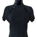 Bebe black iridescent blingy rhinestone bodycon party dress Photo 2