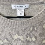 Athleta Women's Sahara Bluff Hawthorn Textured Crew Sweater Wool Blend Size XS Photo 1