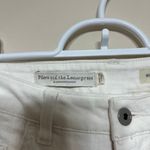Anthropologie Anthro Pilcro and The Letterpress White High Rise SKinny Jeans 28 Crochet Detail Photo 1