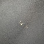 FIGS Gray Fitted Short Sleeve Notched Collar Blouse. Scrubbed top Photo 7