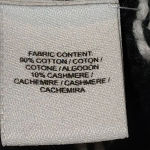 Derek Lam  10 Crosby Womens Black White Cashmere Blend Pullover Sweater‎ Medium Photo 4