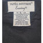Papell Boutique Evening Black Floral Velvet Sequin Jacket Women’s Size L Size L Photo 5