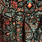 Xhilaration  Y2K Bright floral n paisley peasant dress Photo 4