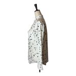 Equipment  Shirt Women Small White Black Star Silk Slim Signature Button Down Photo 5