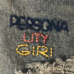 SheIn High Waist Distressed Embroidered Denim Shorts S Boho Festival Hippie Photo 5