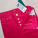 Anthropologie NWT CLOSED Denim Brand Hi Sun Jean in Raspberry Pink size 24 Photo 7