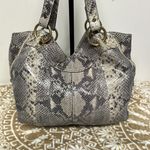 Michael Kors Rare Snake embossed Leather Moxley
Purse / Shoulder Bag with wallet Photo 3