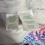 Lilly Pulitzer  Skipper Pullover Top Womens Small Pink Blue Paisley Knit Half Zip Photo 6