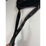 Cole Haan  Leather Flap Shoulder Bag Embroidered‎ Accent Bohemian Womens Purse Photo 2