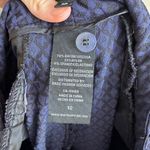 Mario Serrani  Italy Diamond Print Navy Blue Trousers, Business Casual Pants, 12 Photo 11