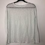 Athleta  Daily Long Sleeve Top Burnout Mint Green Photo 1