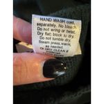 Pendleton Sweater Women Large Green Merino Wool Mock Neck Chevron Knit Preppy Photo 7