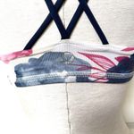 Lululemon  pink and blue criss cross strap sports bra Photo 4