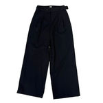 A New Day NWT  Women's Black Wide Leg Trousers Size 4 High-Waisted‎ with Belt Photo 1