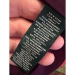 Ralph Lauren Lauren Velvet Bomber Jacket Burgundy Zipper Pockets Lined Photo 5