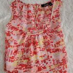 a.n.a  (A New Approach) Women's Size Small Geormetric Pattern Sleeveless Blouse Photo 8