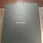 YSL Saint Laurent Black Heeled Boots Sleek Design Size 37 Photo 7