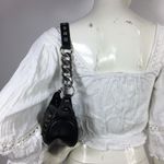 Urban Outfitters  Studded Chain Strap Mini Bag Black Photo 8