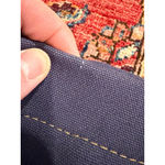 NWT R. Riveter Canvas Tote Bag Leather Straps USA Military Spouse Made Brown Photo 2