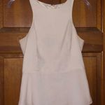 EXPRESS Cream Peplum Tank Blouse Photo 0