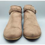 Life Stride Size 8.5M Side Zip Ankle Boots Block Heel Booties Brown Memory Foam Photo 2