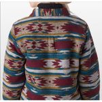 Stoic Aztec Western Print Shirt Jacket Shacket Women's Size XLarge Brown Photo 3