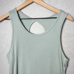Balance Collection Sleeveless Wrapped Open Back Tank Seafoam Green Photo 2