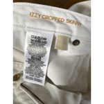 Michael Kors  White Denim Izzy Cropped Skinny Size 12 Photo 5