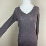 My Tribe Tunic Sweater Womens Small Gray Alpaca Wool Asymmetrical Long Sleeve Photo 1