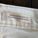 Universal Threads Women's High-Rise Cropped Vintage Wide Leg Jeans - Universal Thread White 12 Photo 8